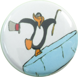 Dancing penguin Button